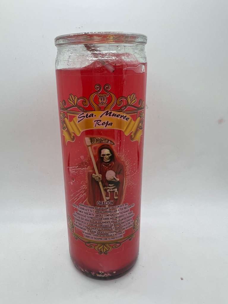 Botánica Valentín® Veladoras preparas o gel de la santa muerte