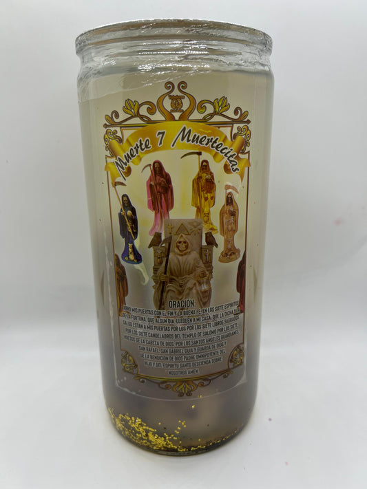 Botánica Valentín® Veladora jumbo santa muerte