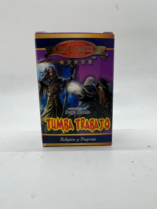 Incienso forma cono santa muerte