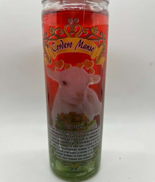 Vela espiritual Cordero Manso